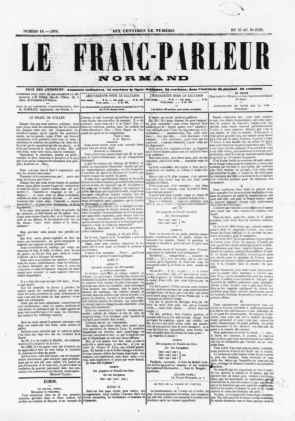 Le Franc-Parleur normand, 1871