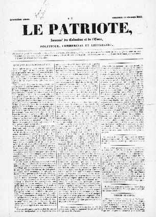 Le Patriote de Lisieux, 1831