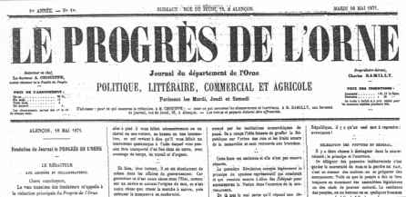 Le Progrs de l'Orne